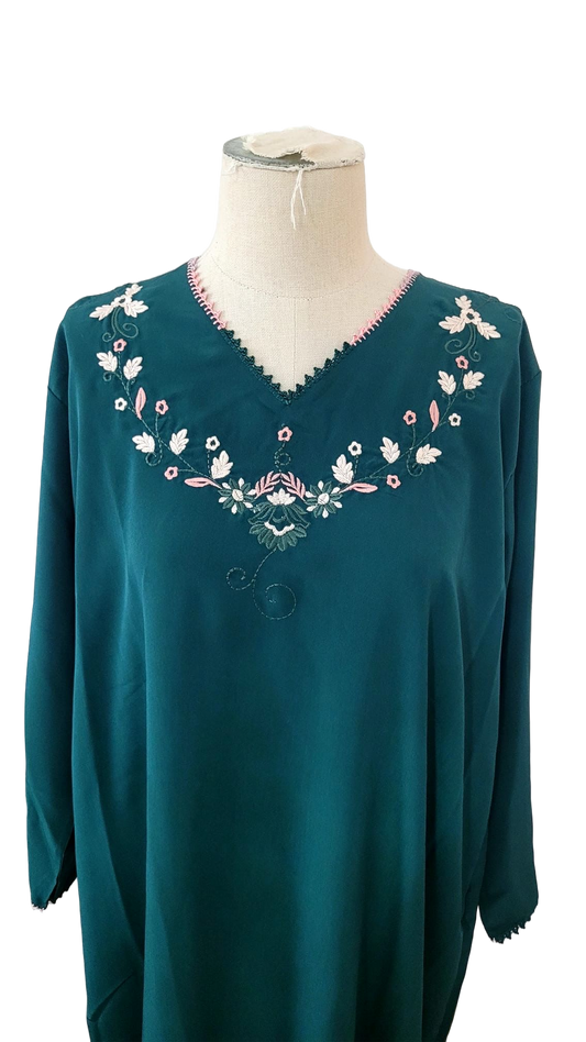 26 Robe marocaine longue – Tissu imprimé (Copie) (Copie) (Copie)
