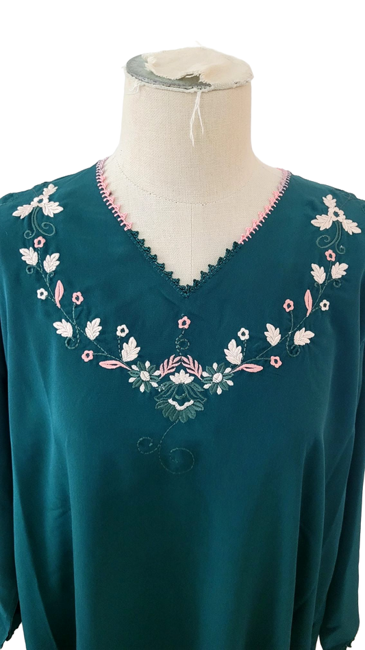 26 Robe marocaine longue – Tissu imprimé (Copie) (Copie) (Copie)