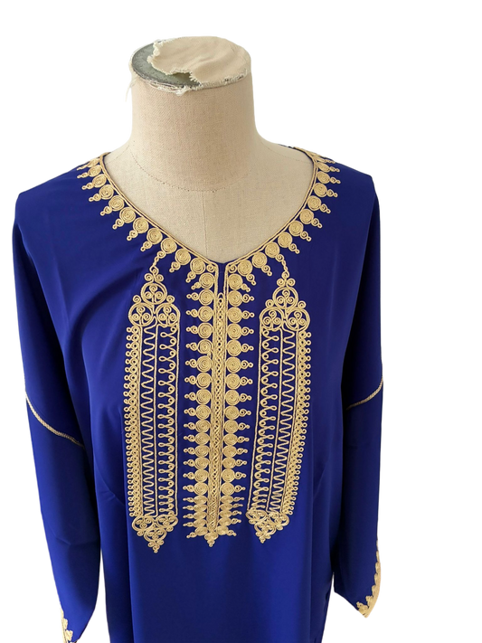 12 Robe marocaine longue – Tissu imprimé (Copie) (Copie) (Copie) (Copie) (Copie) (Copie)